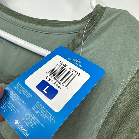 COLUMBIA Women’s Large Active Dress Pullover Omni-Shade Mossy Green - Picture 3 of 4